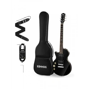 LP Elektro Gitar Paketi, Siyah Renkli