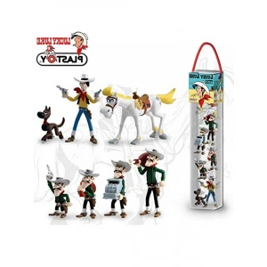 Lucky Luke Tube Seti - 7 Figür İçeren Set