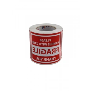 Lütfen Dikkatli Taşı Kırılgan Ürün Etiketi, 250 Adet