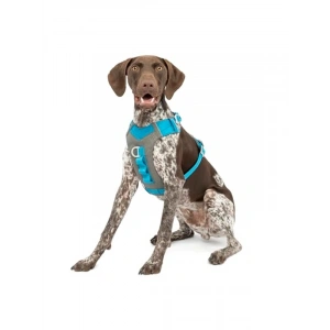 M beden Journey Air Köpek Koşum Takımı, Mavi/Gri
