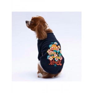 M Boy Siyah Polarlı Sweatshirt, Küçük Irk Köpekler İçin