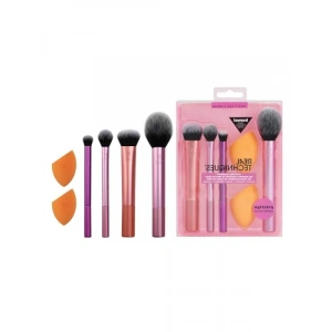 Makyaj için Temel Fırça Seti, Ekstra Süngerli, 5 Parça