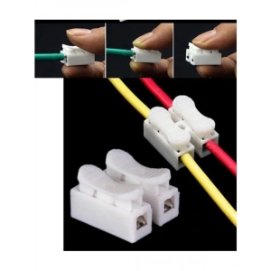 Mandallı Vidasız Kablo Klemens Seti - 2li Paket