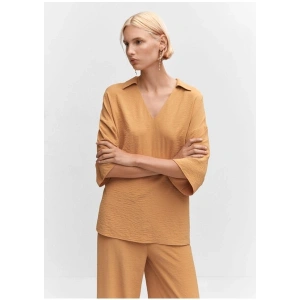 Mango Çift Gömlek Yaka Bluz