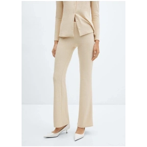 Mango Geniş Paça Örme Pantolon