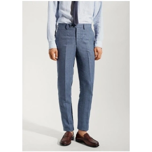 Mango Man %100 Keten Takım Elbise Pantolonu