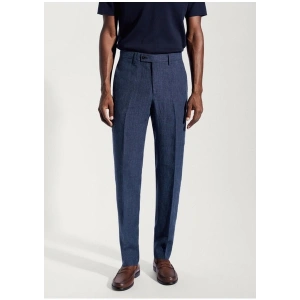 Mango Man %100 Keten Takım Elbise Pantolonu