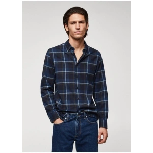Mango Man Regular Fit Kareli Flanel Gömlek