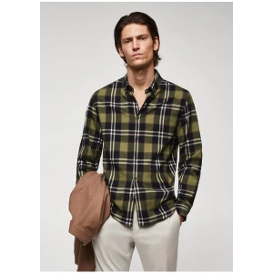 Mango Man Regular Fit Kareli Flanel Gömlek