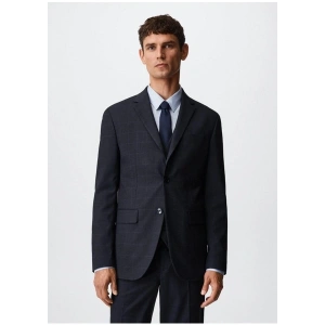 Mango Man Slim Fit Kareli Takım Blazer