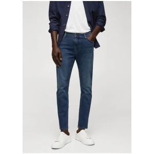 Mango Man Tom Daralan Paçalı Kısa Jean