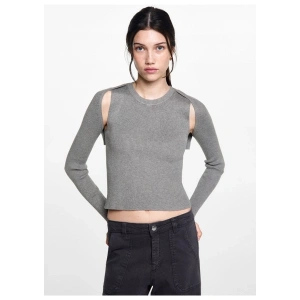 Mango Teen Kol Detaylı Fitilli Kazak