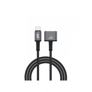 Manyetik Örgülü Hızlı Şarj Kablosu, 140W Type-C, 2 Metre Uzunluk, Macbook Uyumlu