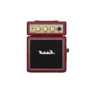 Marshall MS-2R MS2 Mini Amp, Kırmızı [İngiltereden İthal]