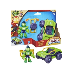 Marvel Iron Man And His Awesome Friends Iron Hulk Aksiyon Figürü ve Oyuncak Araç