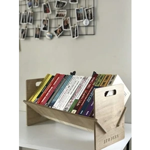 Masaüstü Kitaplık Mini Raf - 50 cm Uzunluk