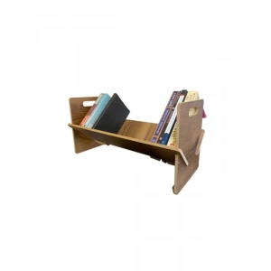 Masaüstü Mini Kitaplık - 50 cm Kitap Düzenleyici