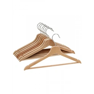 Masif Ahşap Bumerang Askı - 8li Paket