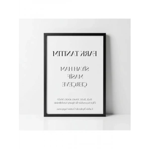 Masif Çam Çerçeve, 50cm x 70cm Şık ve Dayanıklı Duvar Dekoru