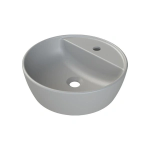 Mat Gri One 42 cm Lavabo (Batarya Delikli)