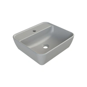 Mat Gri One 46X42 Lavabo (Batarya Delikli)