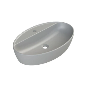 Mat Gri One 67 cm Lavabo (Batarya Delikli)