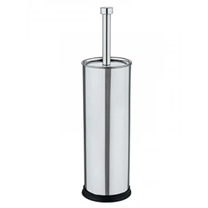 Mat Paslanmaz Çelik WC Fırça Tutucu, Değiştirilebilir Fırça Başlığı