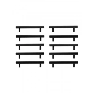 Mat Siyah Metal Kapak Kulpu 96 mm, 10 ADET