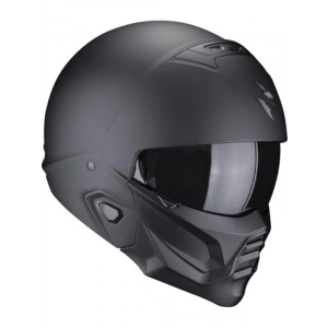 Mat Siyah Modüler Motosiklet Kaskı, EXO COMBAT 2