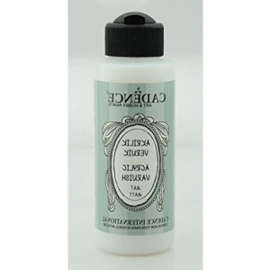 Mat su bazlı akrilik vernik, 120 ml kapta