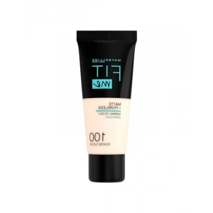 Matte ve Poreless Fondöten, 100 Warm Ivory Renk, 30 ml