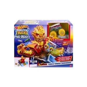 Mattel Hot Wheels Monster Trucks 5 Alarm Torch Tower Takedown