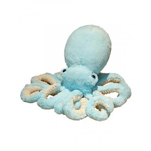Mavi 45 cm Yumuşak Peluş Ahtapot, Gerçekçi Tasarımıyla Çocuklar İçin Hediye