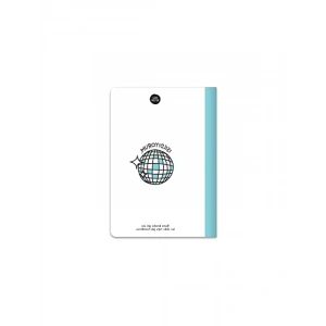 Mavi A5 Boyutunda 80 Yaprak Renkli Çizgili Defter