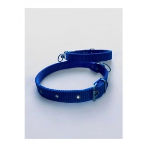 Mavi Büyük Boy Köpek Tasması, 60 cm Ayarlanabilir