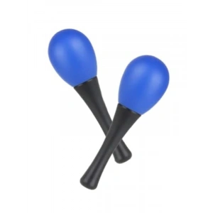 Mavi Plastik Marakas Seti (2 Adet)