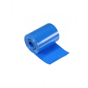 Mavi PVC Isı Büzülme Borusu 75mm, 1 Metre