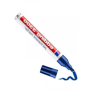 Mavi Renkli Kalıcı Markör, 1-5 mm Kesik Uçlu