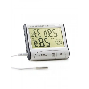 Max-Min Prob Termometre ve Nem Ölçer - İç/Dış Sıcaklık Ölçümü