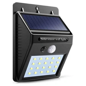 Maxled 15W Sensörlü Solar Güneş Enerjili LED Aplik Bahçe Sokak Aydınlatması 6500K