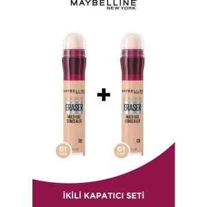 Maybelline New York 2li Instant Anti Age Eraser Kapatıcı - 01 Light