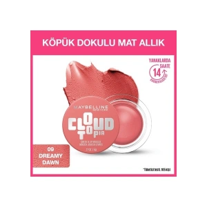 Maybelline New York Cloudtopia Köpük Dokulu Mat Allık 09 Dreamy Dawn