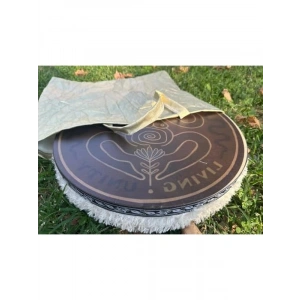 Meditasyon İçin Şaman Davulu, 32 cm El Yapımı Ağaç