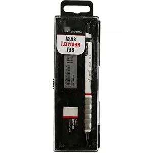 Mekanik Kurşun Kalem ve Silgi Seti, 0,7 mm, 3lü