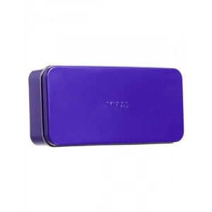 Metal Kalem Kutusu, 2-3 Kalem için, Mor Renk