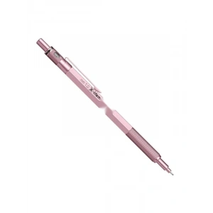 Metal Klipsli Ergonomik Yazım Kalemi, 0.7 mm, Açık Pembe