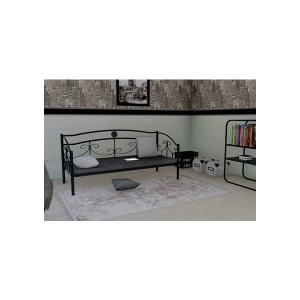 Metalia Delux Ferforje Sofa Sedir Siyah (Minderli)