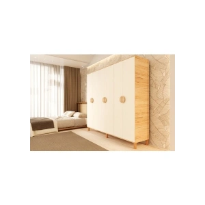 Metalia Gm 1006 6 Kapaklı Ayaklı Bohem Gardırop