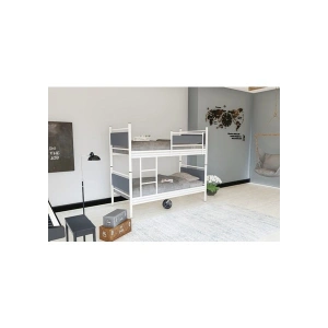 Metalia Gm 128 Star Ahşap Metal Ranza Beyaz-Antrasit Gri