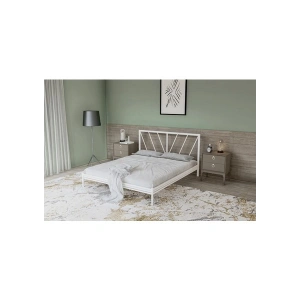Metalia Gm 227 Gözde Dublex Metal Karyola Beyaz 140X190